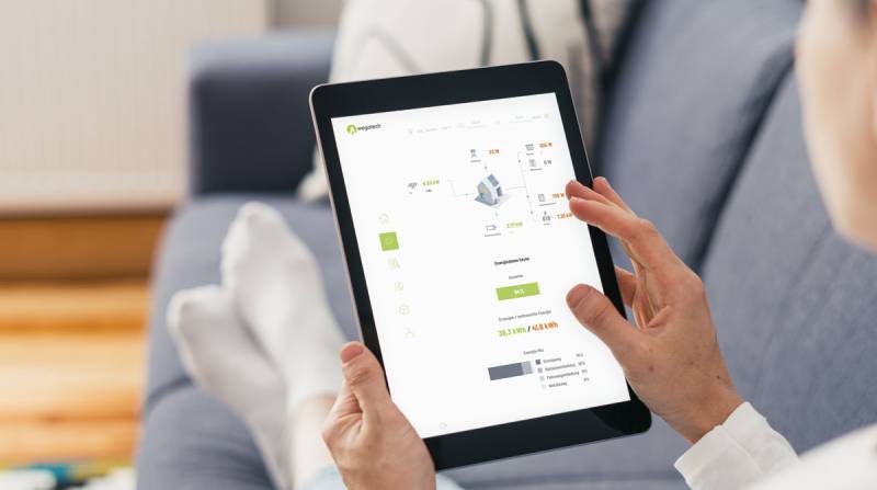 Energiemanagementsystem Ipad