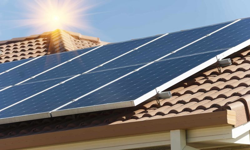 Photovoltaikanlage auf Hausdach