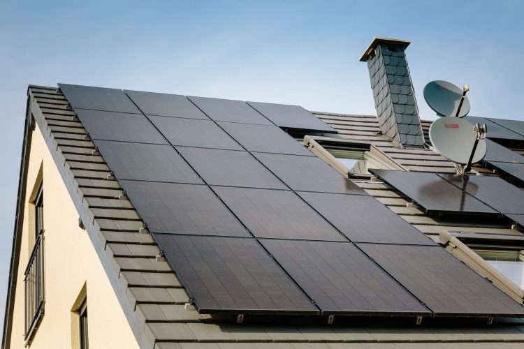 Dachansicht Photovoltaikmodule