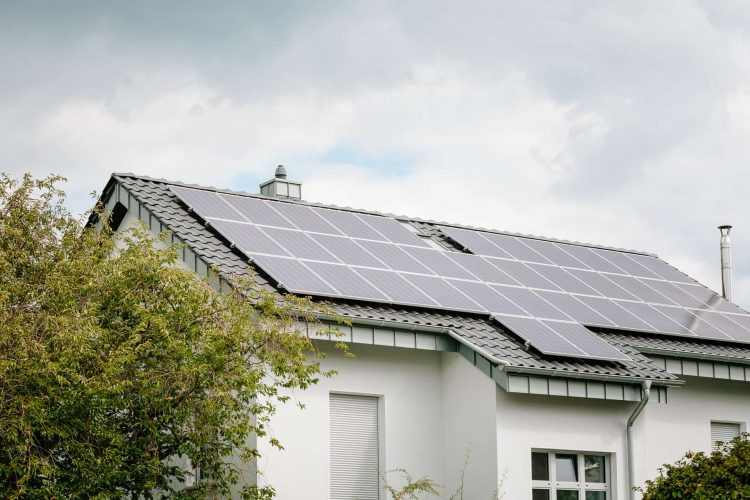 Photovoltaikanlage auf Hausdach